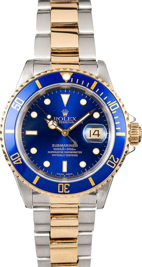 rolex submariner blue gold history|blue gold rolex submariner price.